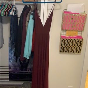 Maxi dress with slits